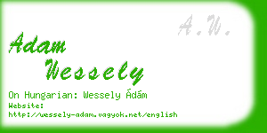 adam wessely business card